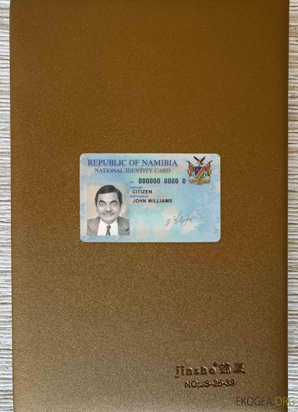 Photolook d'identité de Namibie AVANT